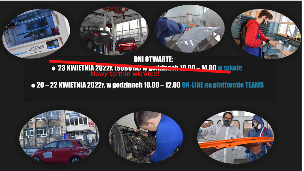 Dzień otwarty - zmiana terminu